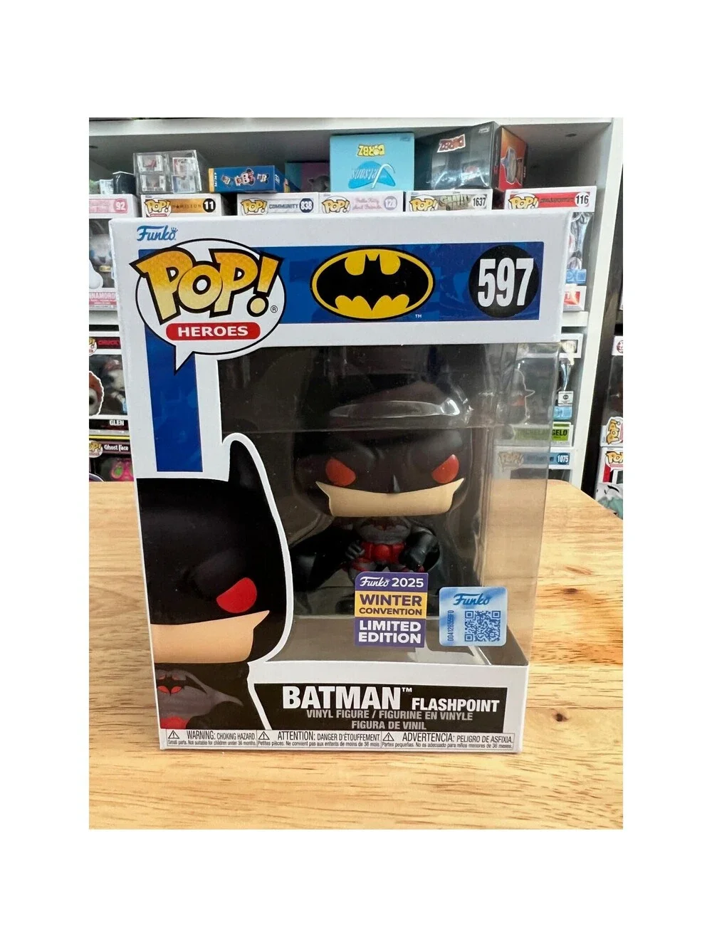 NEW IN HAND LIMITED EDITION EXCLUSIVE Batman Flashpoint Funko Pop #597 DC Comics